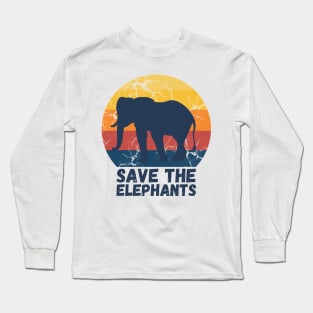 Save The Elephants Long Sleeve T-Shirt